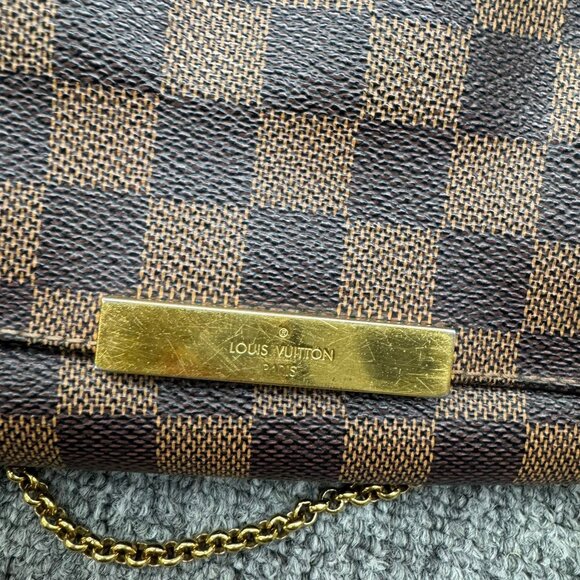 Louis Vuitton Favorite Brown Damier Ebene Canvas Satchel ccofb999-102525 - Picture 6 of 15